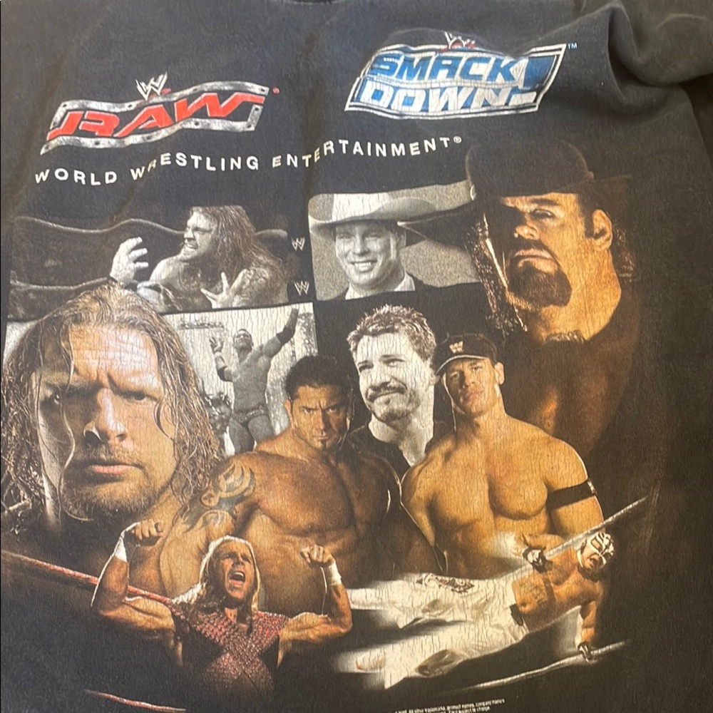 WWE Raw and SmackDown Graphic T-Shirt